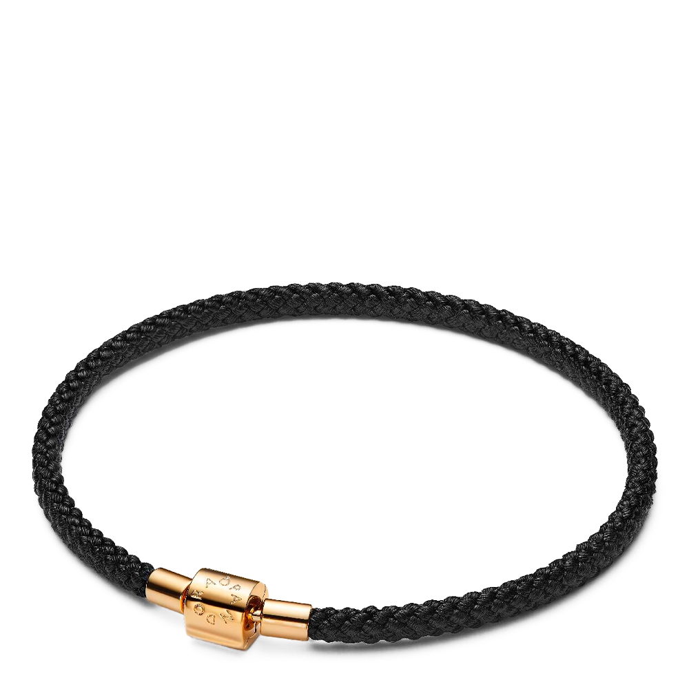 Pandora Pulsera Cordón Negro Radiante 564530C01