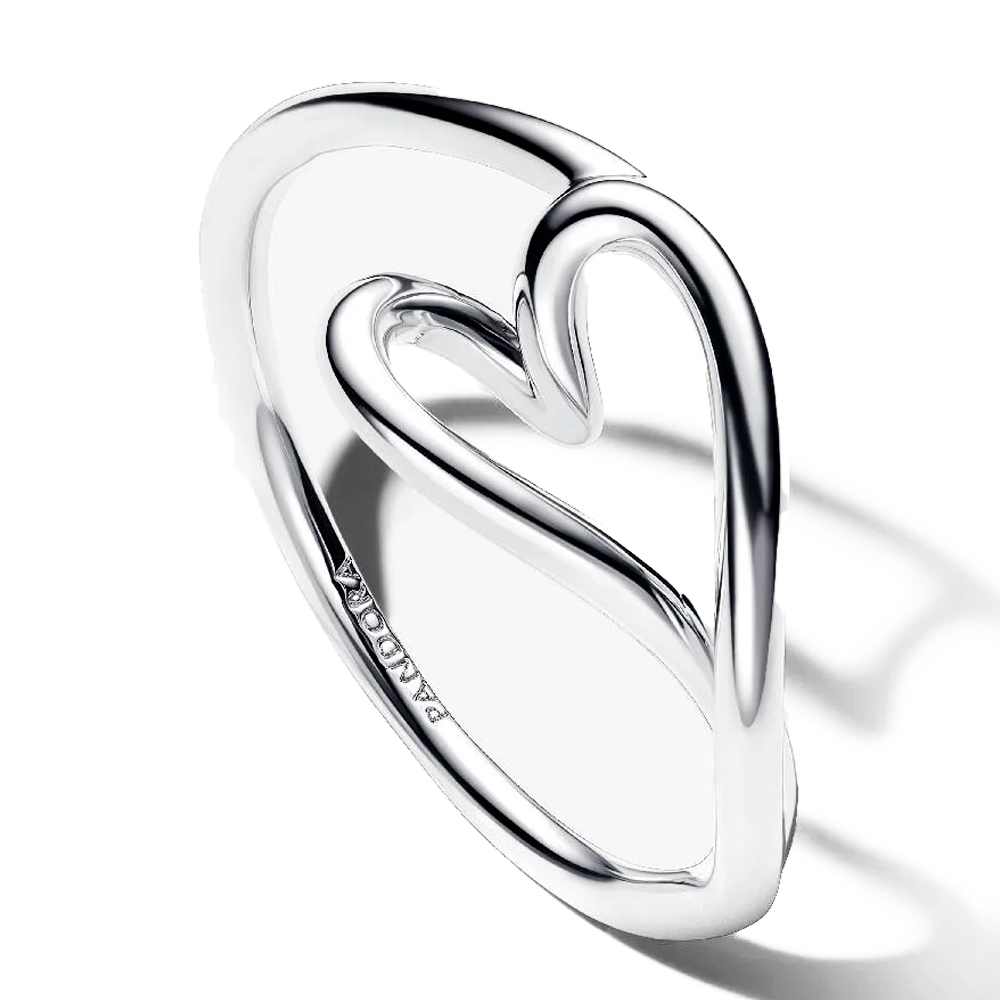 Pandora Anillo Corazón Pequeño Forma Orgánica 194361C00