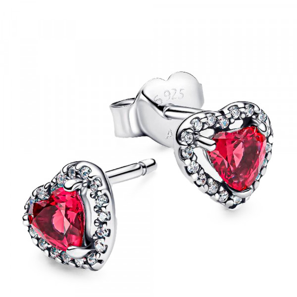 pendientes-de-boton-corazon-elevado-rojo