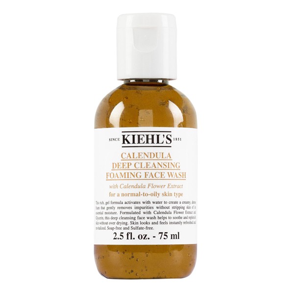 Kiehl's Detergente e detergente per il trucco Calendula Deep Cleansing Foaming Face Wash Gel detergente per il viso