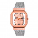 D-Bear Party Analog Watch with Steel and Rose Gold Bracelet