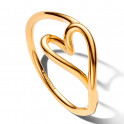 Small Heart Ring Organic Shape 164361C00