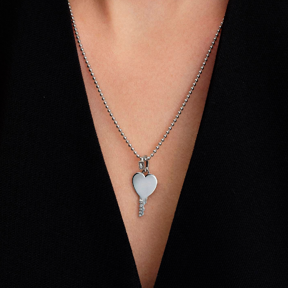 Pandora Colgante Etiqueta Grabable Llave Corazón 394353C01 – imagen 2