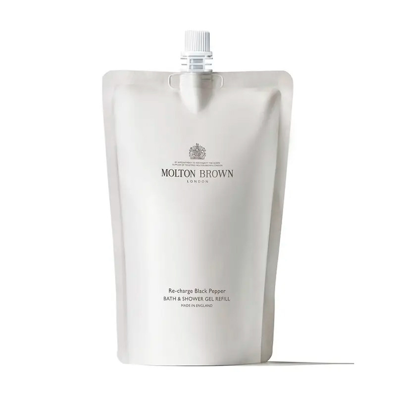 Molton Brown Re-Charge Black Pepper Bath & Shower Gel Refill 400Ml - Image 2
