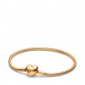 Bracciale a catena a serpente con chiusura a cuore 563050C00