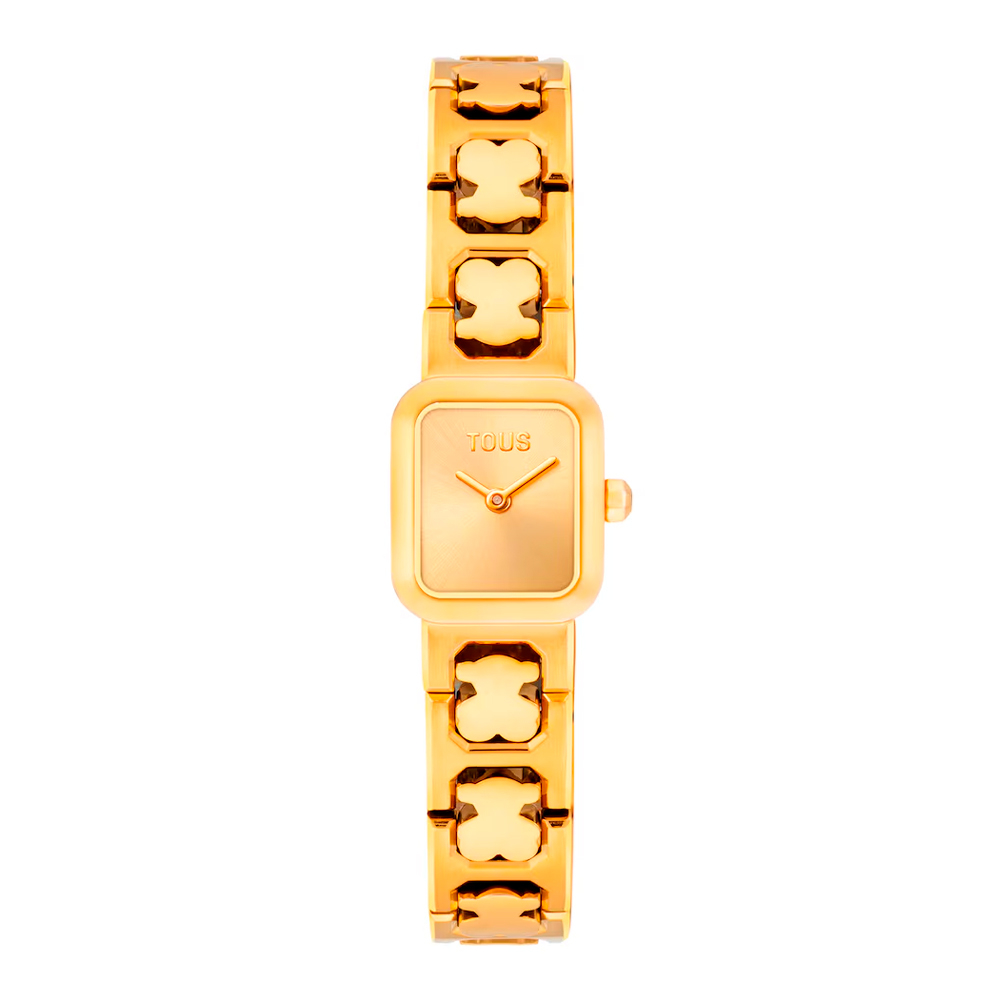 Tous Reloj Analógico Con Brazalete De Acero Dorado Icon Time