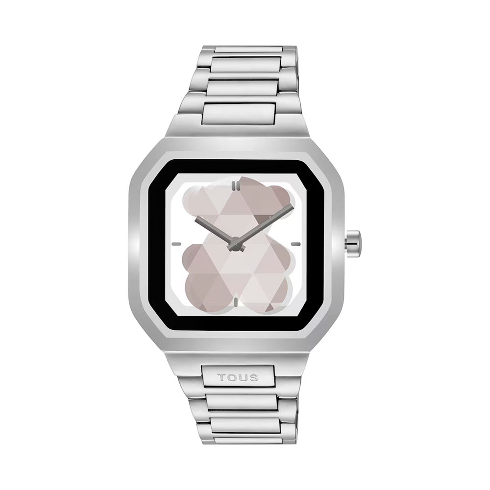 Tous Damenuhren B-Connect Smartwatch mit Stahlarmband