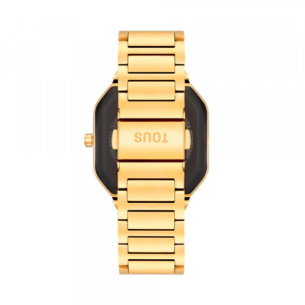 relogio-inteligente-b-connect-com-pulseira-de-aco-dourado