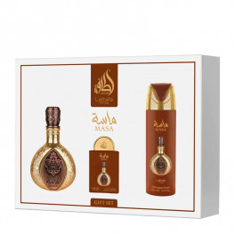 lattafa masa woda perfumowana 100 ml   zestaw  