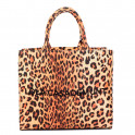 LEOPARD FABRIC BAG