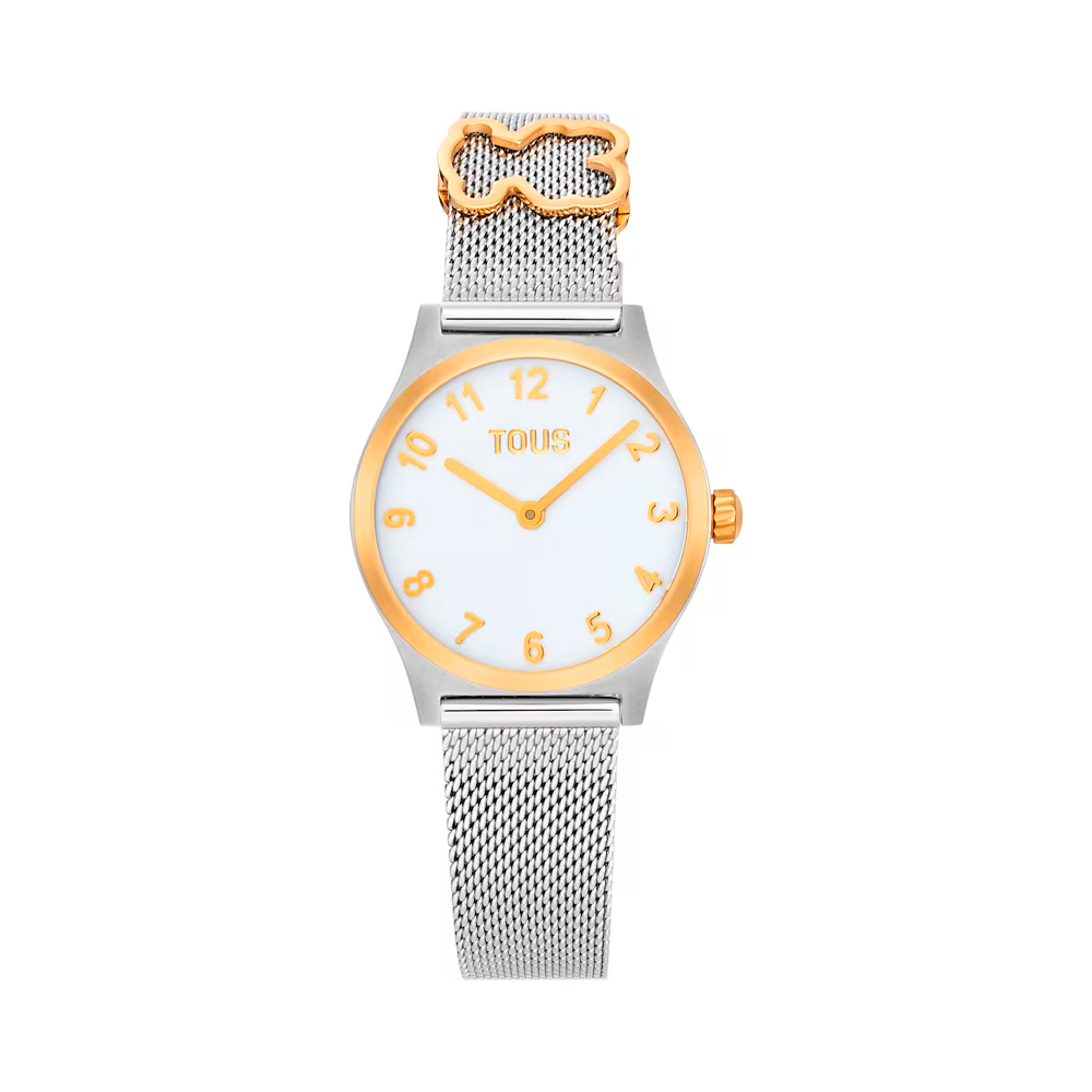 Tous Reloj analógico con brazalete de acero y esfera de nácar EPIC ICON KDT