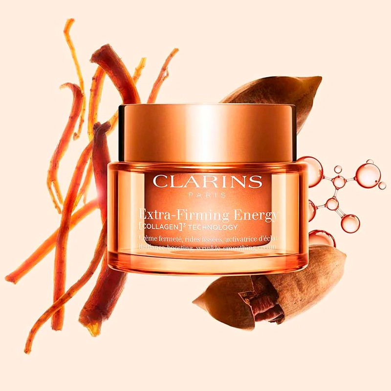 Clarins New Extra Firming Energy Day Cream Extra-Firming Energy Crema Reafirmante - Luminosidad – imagen 2