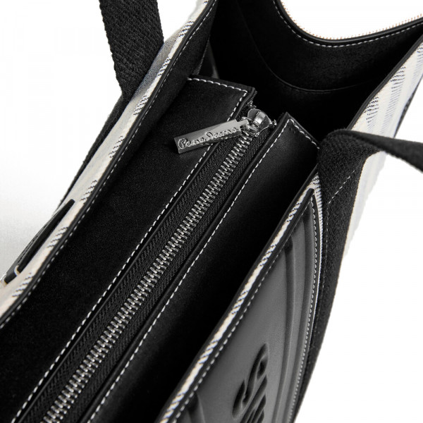 gestreifte-einkaufstasche