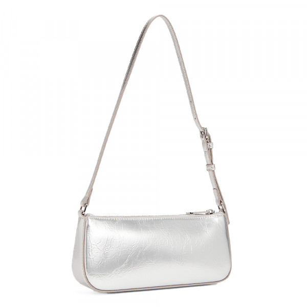 metallic-shoulder-bag-with-textured-logo