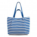 Bolso tote de rayas
