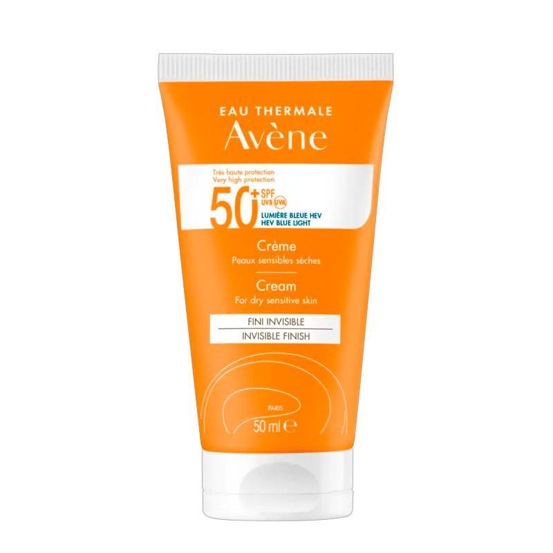 Avène Very High Protection Sun Cream SPF50+ for Dry, Sensitive Skin 50ml