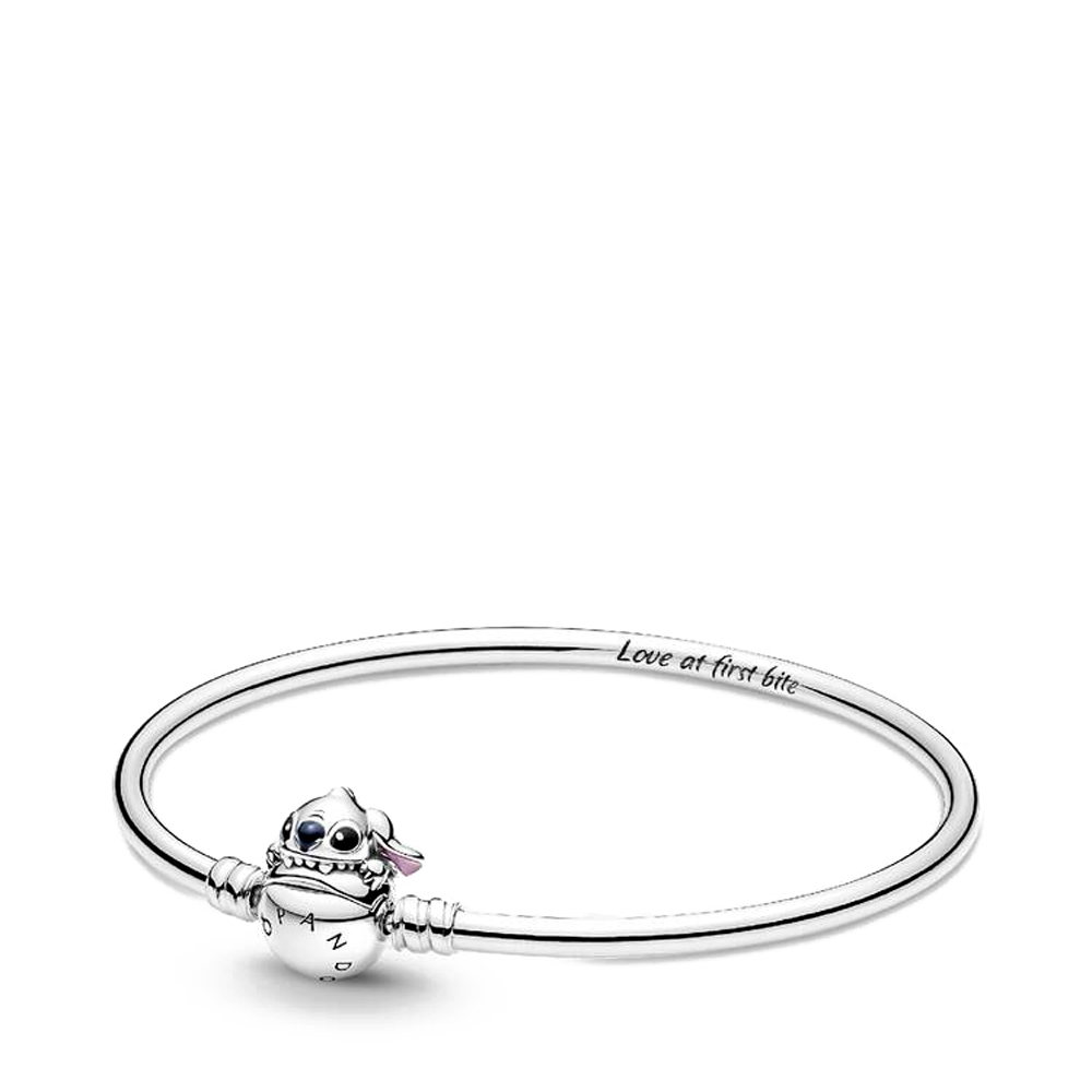 Pandora Pulsera Rígida Pandora Moments Cierre Mordisco Stitch de Disney 591683C01