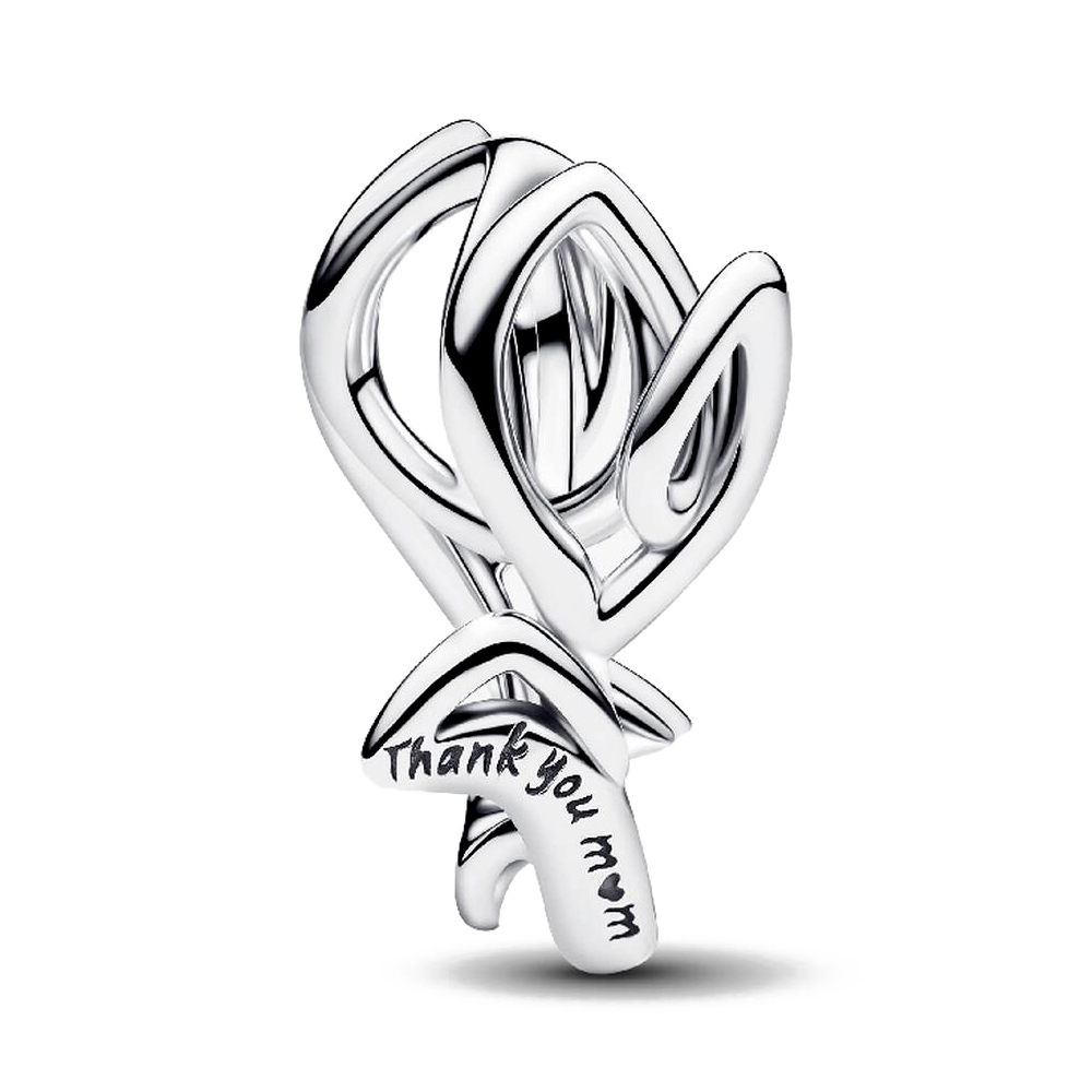 Pandora Silver Charms Tulip Openwork Charm 794488C00