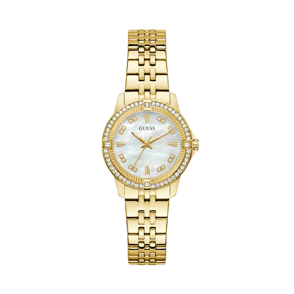 Guess Relojes Mujer Reloj analógico Crystal de acero inoxidable de 32 mm GW1027L2