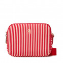Striped shoulder bag