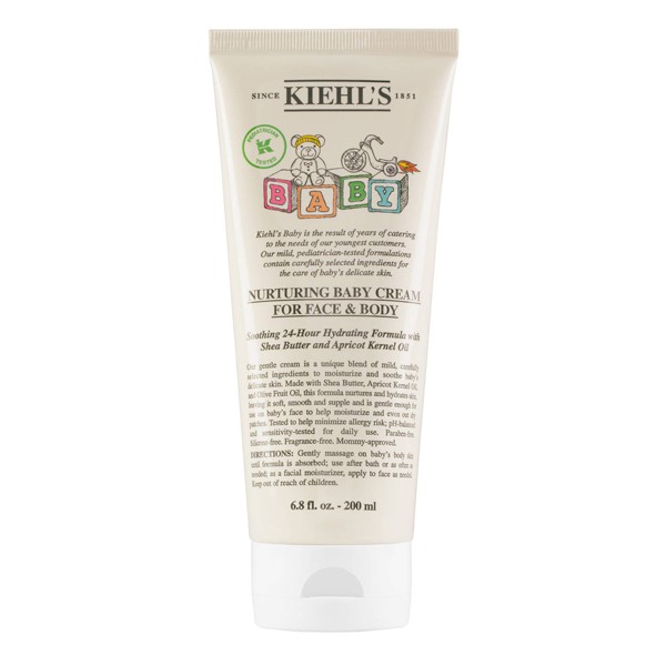 kiehl's nurturing baby cream for face and body