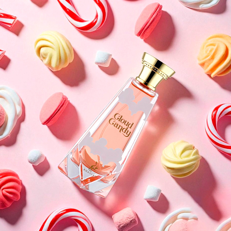 Cloud Candy 100 ml de Khadlaj - Extrait De Parfum en spray - Perfume de vainilla, coco y caramelo de malvavisco para mujeres