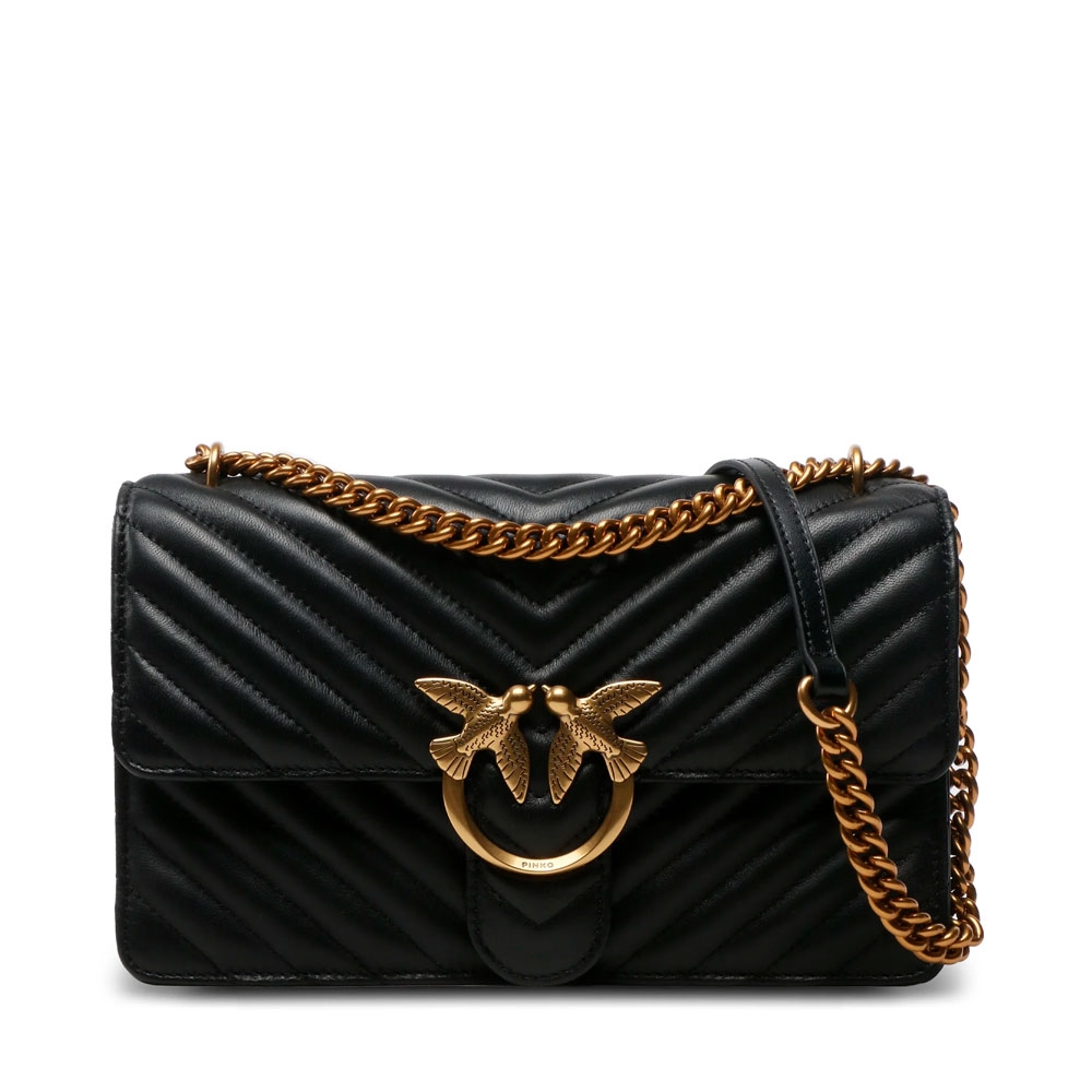 Pinko, Damen, Handtasche, 1875043, Schwarz - Bild 8