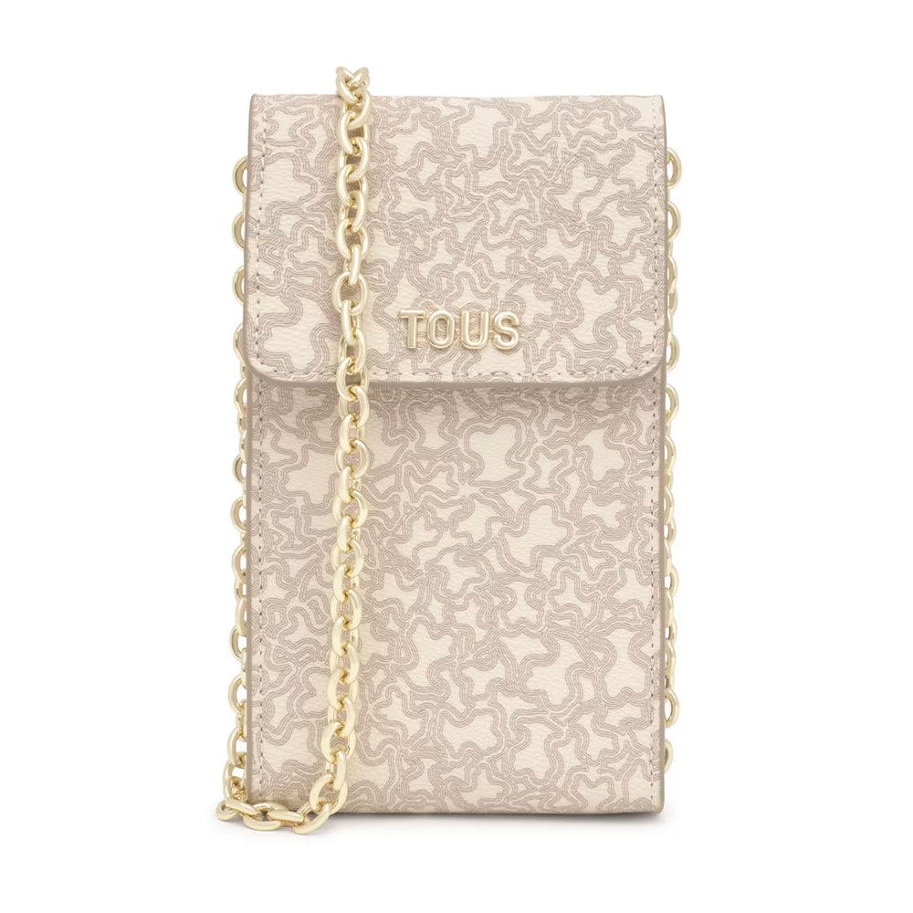 Tous Women's Dark/Grey Bags, Toiletry Bags And Suitcases For Kaos Mini Line Mobile Phone Case With Pendant