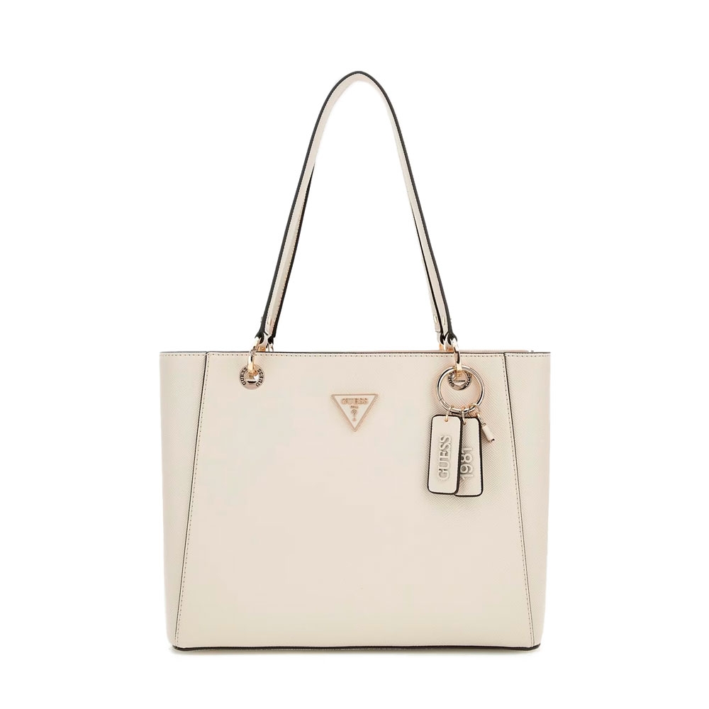 Guess Women's Light/Gold Bags, Toiletry Bags And Suitcases For Noelle Tote Bag