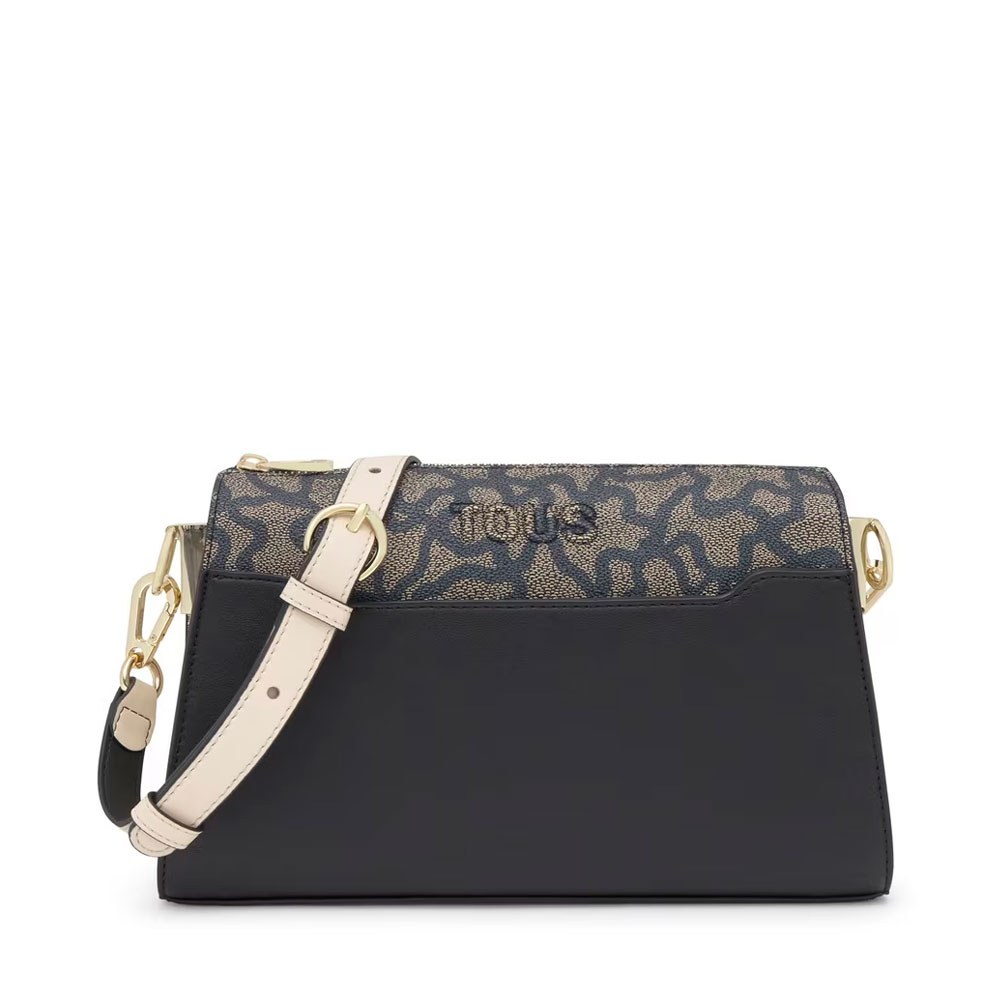 Tous Women's Black Bags, Toiletry Bags And Suitcases For Kaos Icon Medium Crossbody Bag