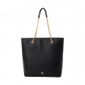 MINIMAL MONOGRAM CHAIN TOTE BAG