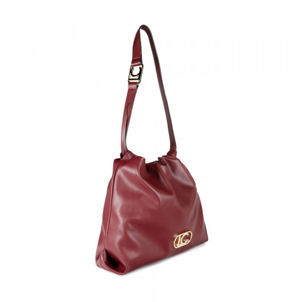 shopper-tasche-aus-kunstleder-mit-ovalem-lc-logo