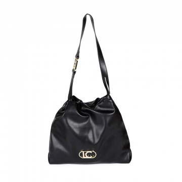 shopper-tasche-aus-kunstleder-mit-ovalem-lc-logo