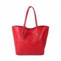 Borsa shopper monogrammata con logo a diamante