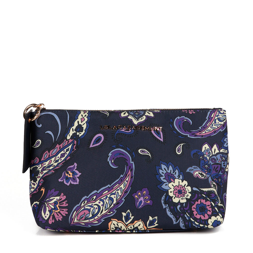 Lola Casademunt Women's Gold Bags, Toiletry Bags And Suitcases For Paysly Printed Toiletry Bag
