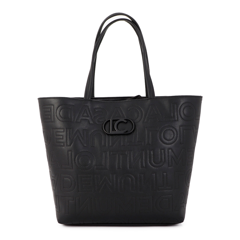 Lola Casademunt Women's Bags, Toiletry Bags And Suitcases For Unstructured Shopper Bag With Monogram Stitching