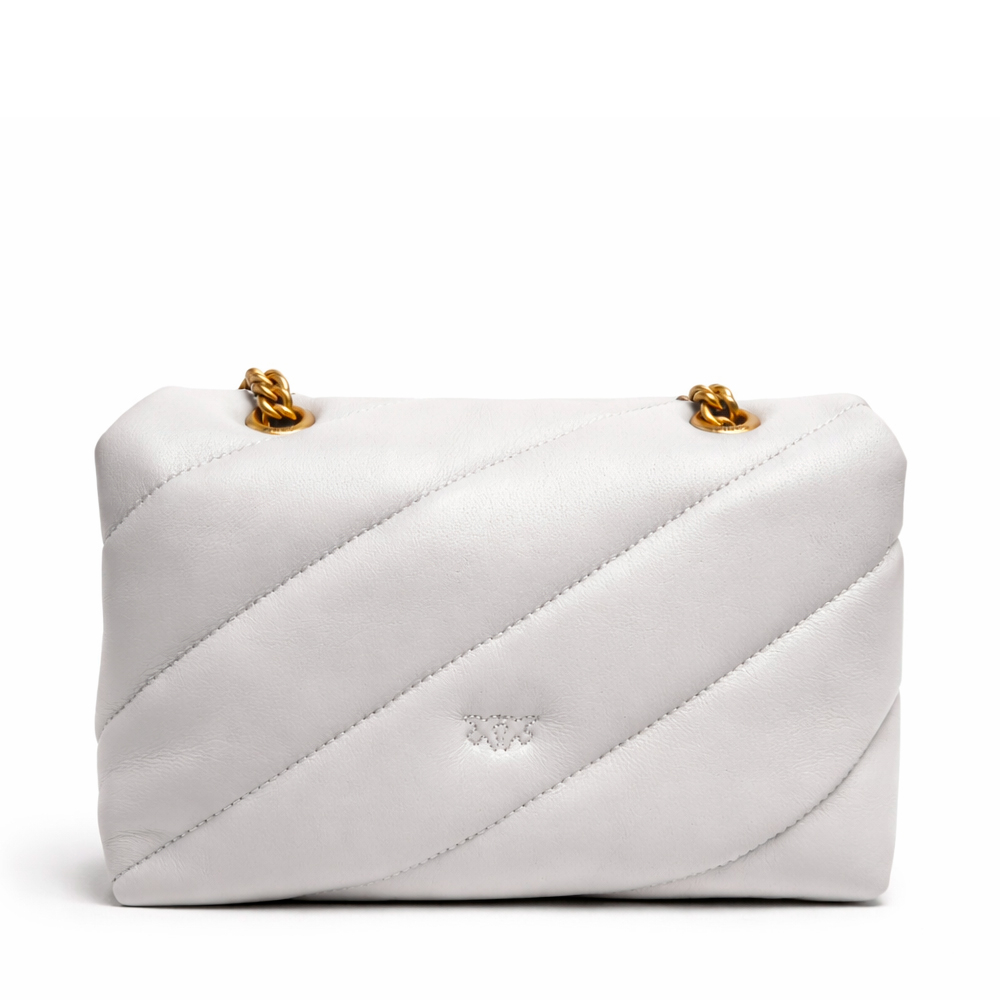 PINKO Bolso de hombro 'Mini Love Puff Crossbody Bag' gris – imagen 4