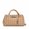 Carrie Logo Girlfriend Satchel Biscotti Bag