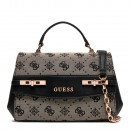 melinda-logo-top-handle-flap-bag