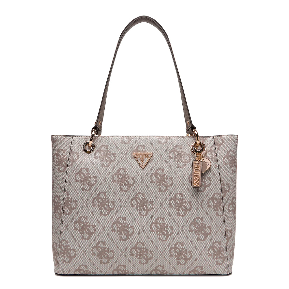 Guess Women's Gold Bags, Toiletry Bags And Suitcases For Noelle Ii Tote Bag Logo