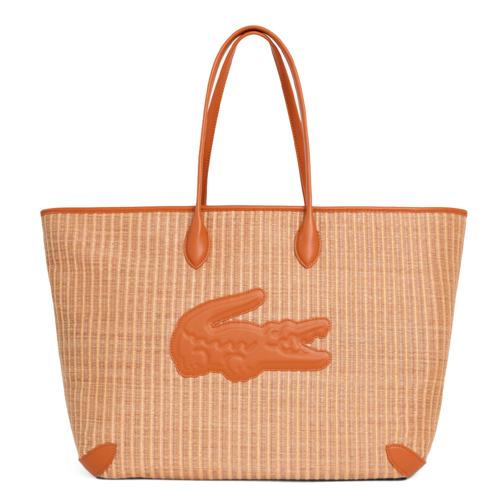 Lacoste Women's Bags, Toiletry Bags And Suitcases For Summer Pack Raffia Tote Bag
