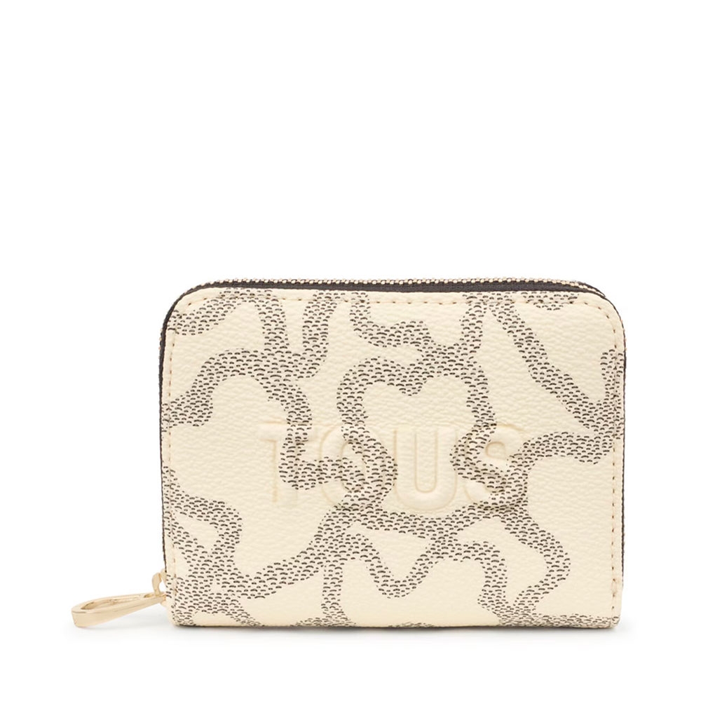 Tous Women's Beige/Grey Wallets And Purses Kaos Icon Small Wallet