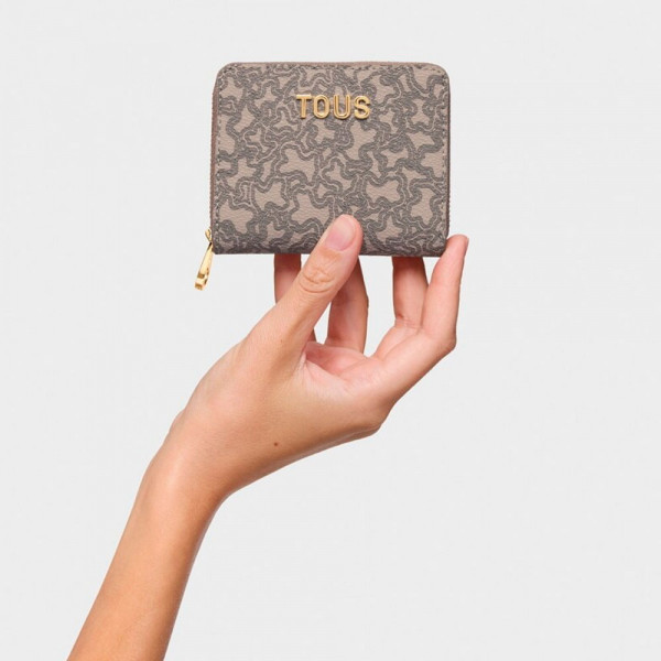 kaos-mini-lines-taupe-wallet