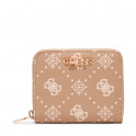 Carrie Logo Small Zip Around Wallet