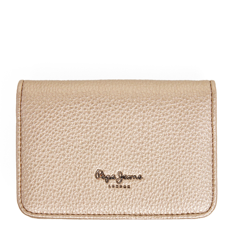 Pepe Jeans Women's Black Wallets And Purses Wallet With Embossed Logo
