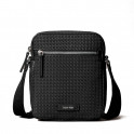 Embossed woven reporter's bag