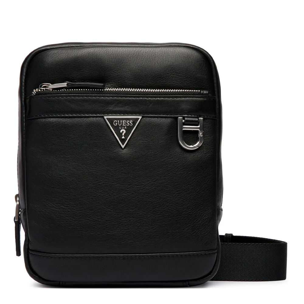 Guess Men's Black Messenger Bags, Toiletry Bags And Suitcases For Monaco Crossbody Bag