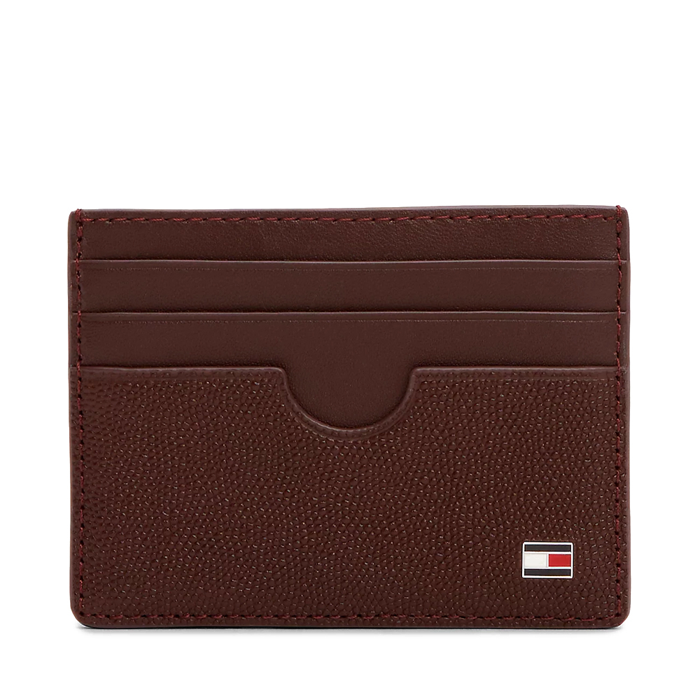 Tommy Hilfiger Bags Tarjetero de piel con logo esmaltado