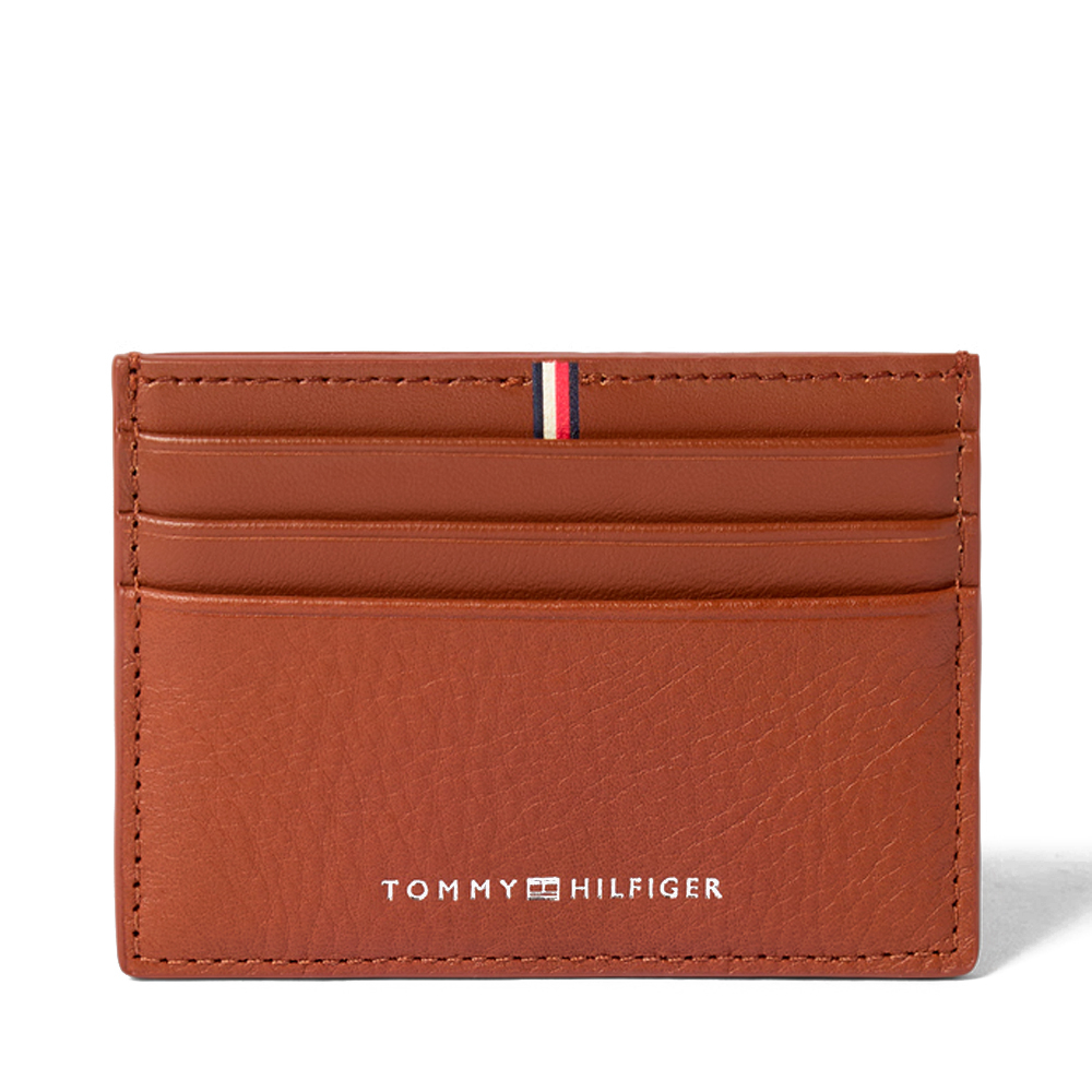 Tommy Hilfiger Bags Tarjetero Corporate de piel con logo