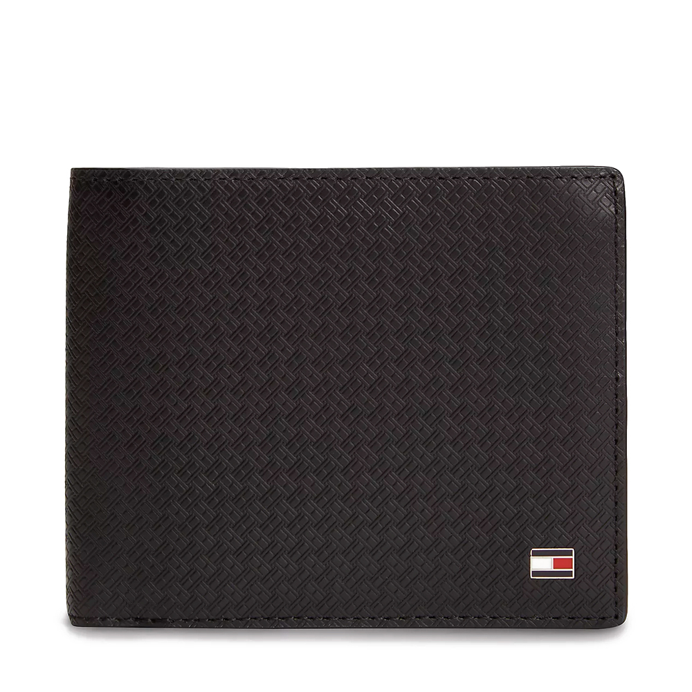 Tommy Hilfiger Bags Cartera de piel con logo en relieve